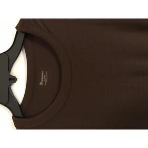 No Boundaries Women's Long Sleeve Brown Ribbed Top XL